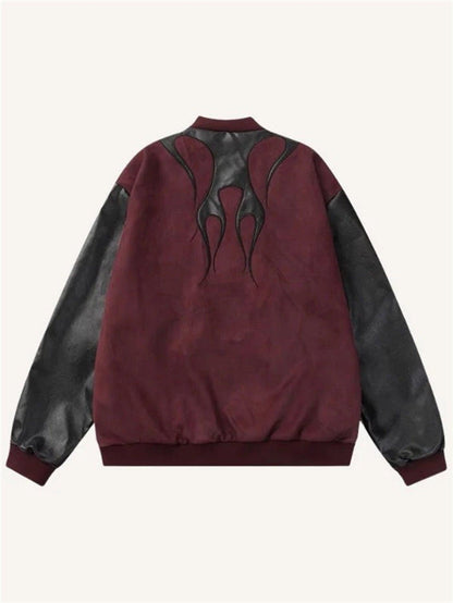 Patchwork Casual Printed Hoodie For Men