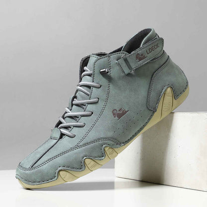 High-top martin men's shoes green