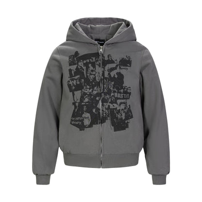 Zipper hoodie for men and women | MuddyStock Originals Dark Gray MuddyStock