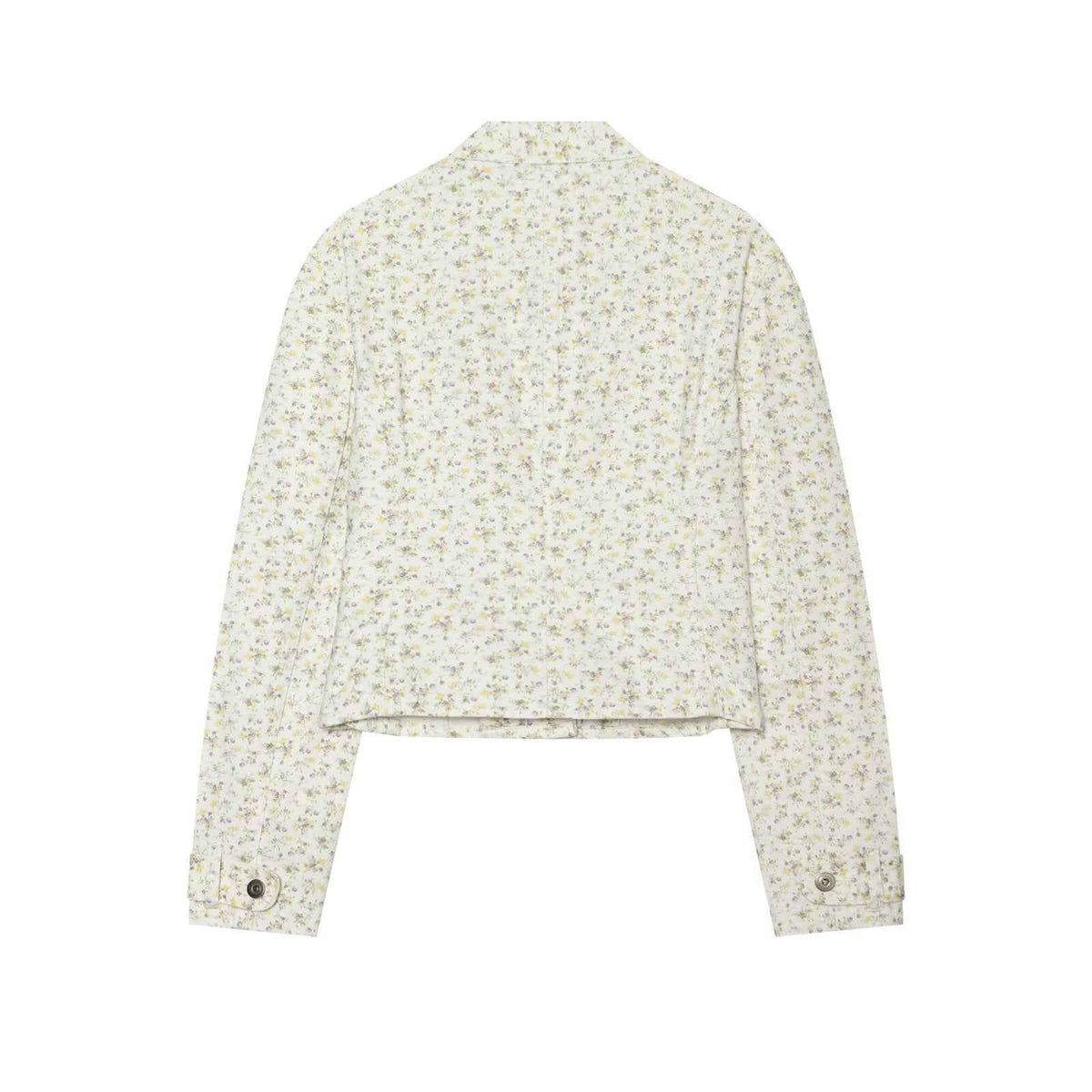 Floral print denim jacket + pants set for women | MuddyStock Originals