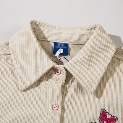 Letter Butterfly Loose Cool Shirt For Women