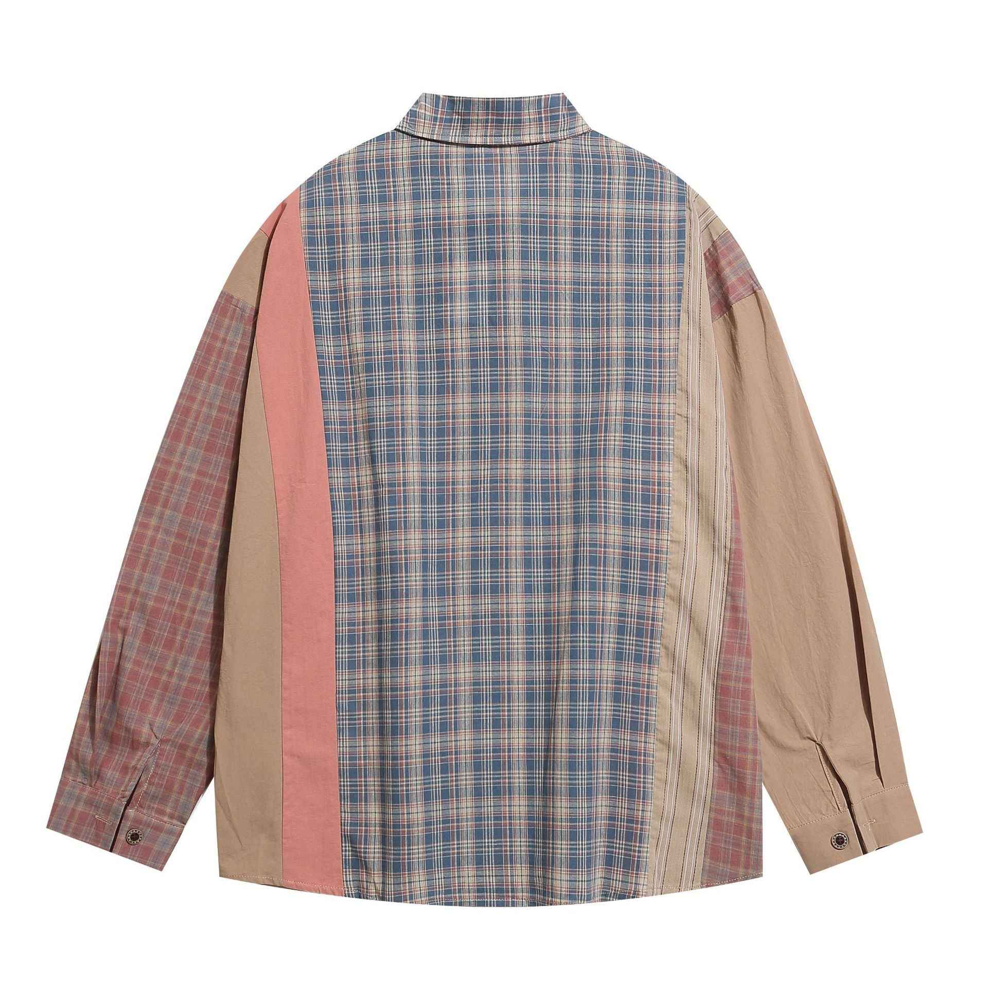 Long Sleeve Applique Loose Fit Slimming Casual Commuting Shirt For Men And Women