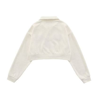 Polo Neck Cropped Hoodie For Women | MuddyStock Originals eprolo