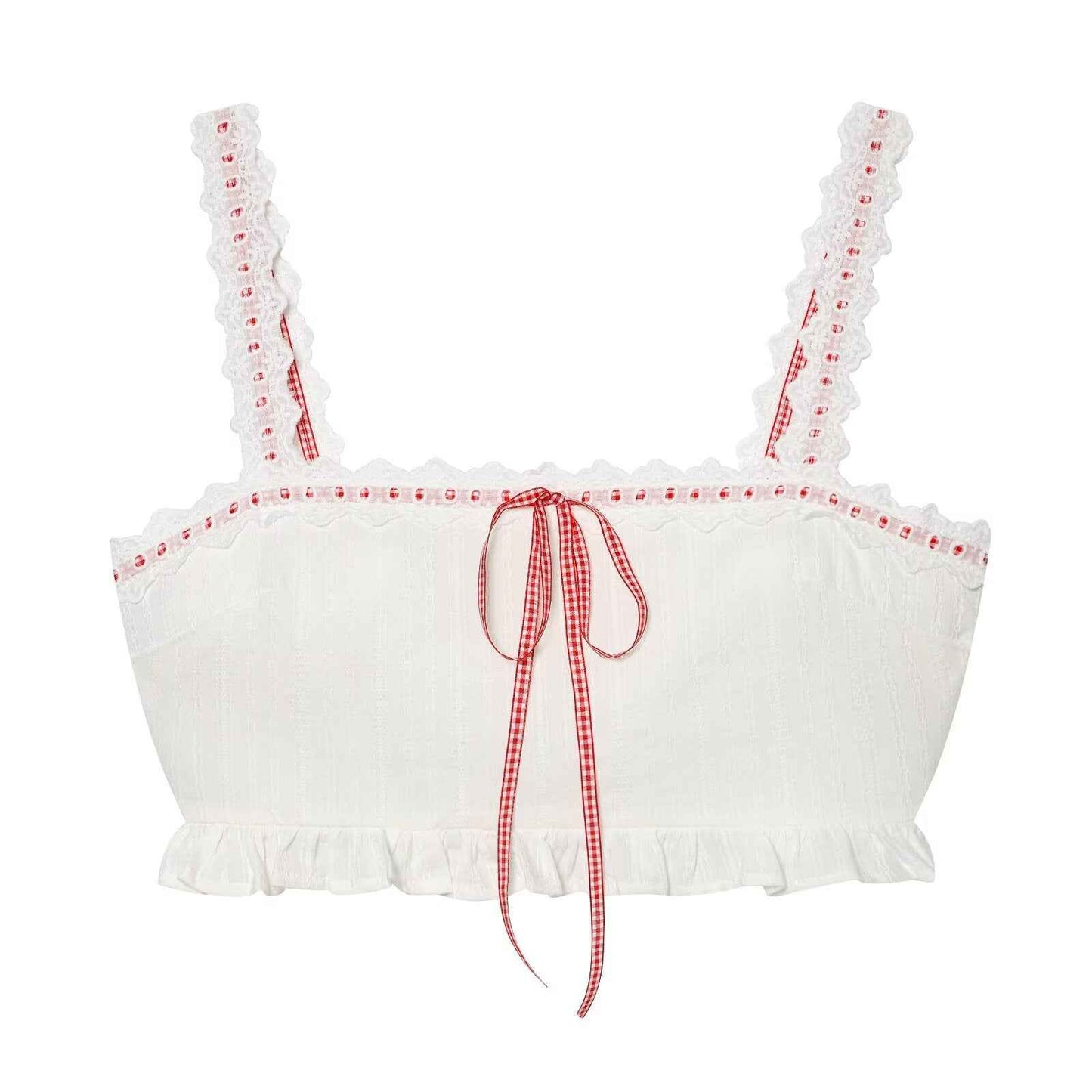 Jacquard lace camisole top+ lace half skirt for women | MuddyStock Originals
