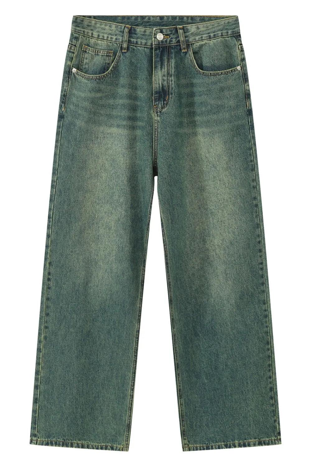 Pocketed Baggy Jeans For Men | MuddyStock Originals