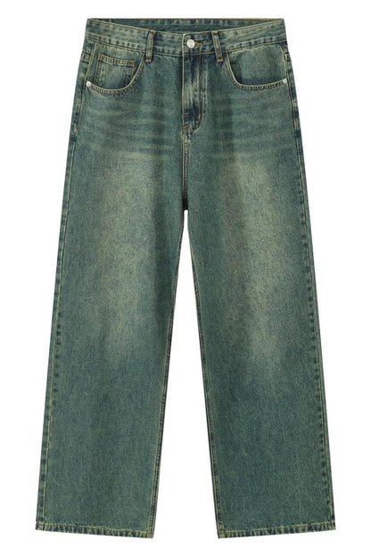 Pocketed Baggy Jeans For Men | MuddyStock Originals