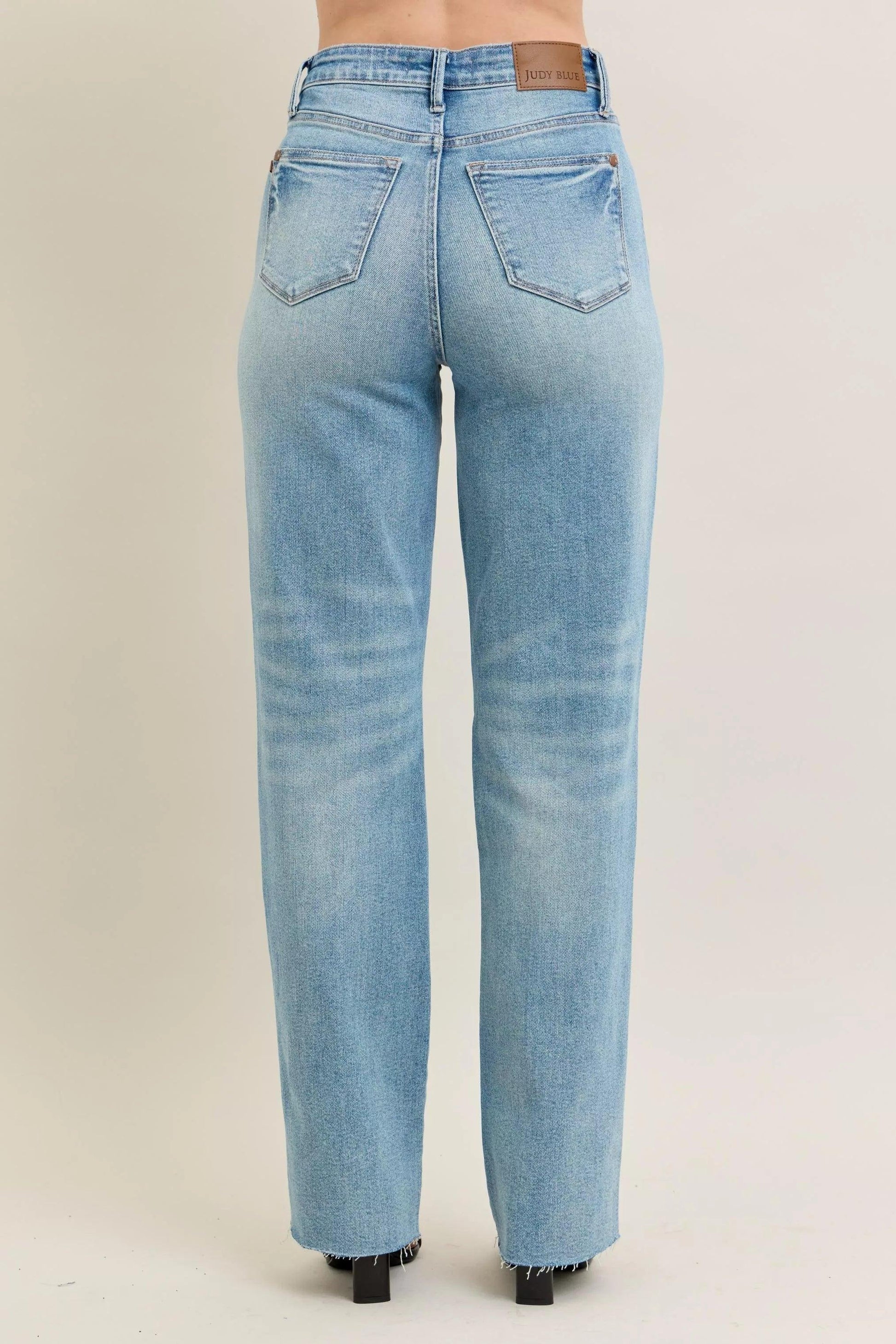 High Waist Rigid Magic Star Shaped Jeans For Women