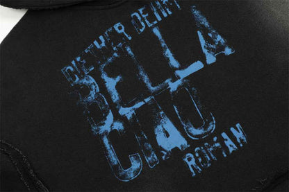 Spray Painting Old Dirty Hoodie For Women null
