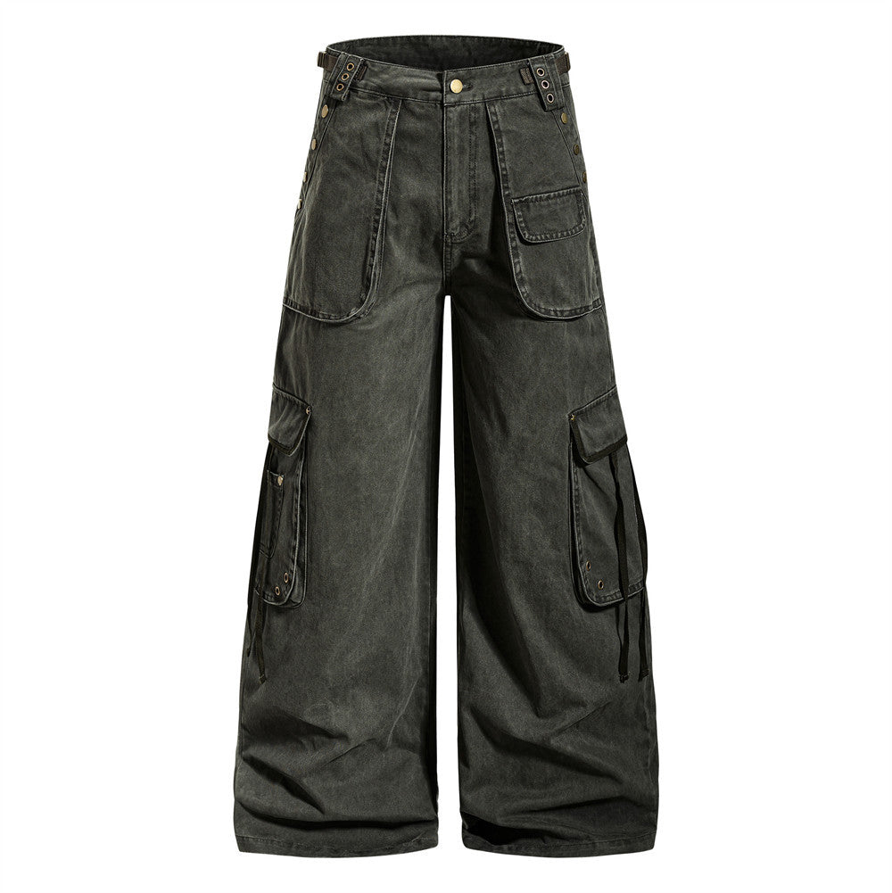Make old loose wide leg jeans for women | MuddyStock Originals