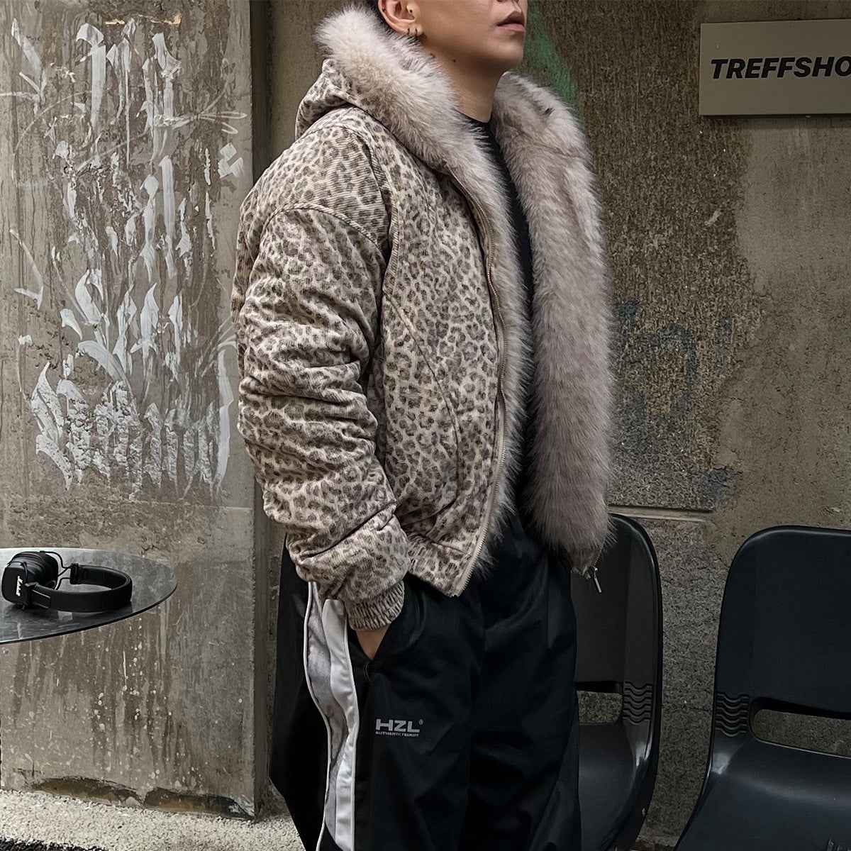 Leopard print jacket for men | MuddyStock Originals