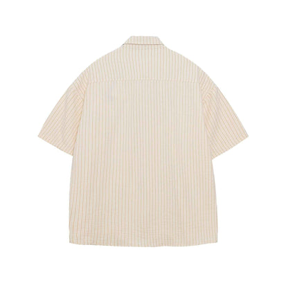 Cat and Dog Striped Short Sleeve