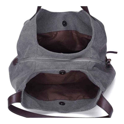 Women's Canvas Zipper bag