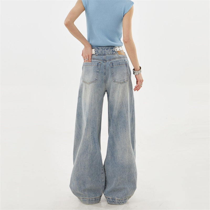 Irregular deconstruction jeans for men and women | MuddyStock Originals MuddyStock