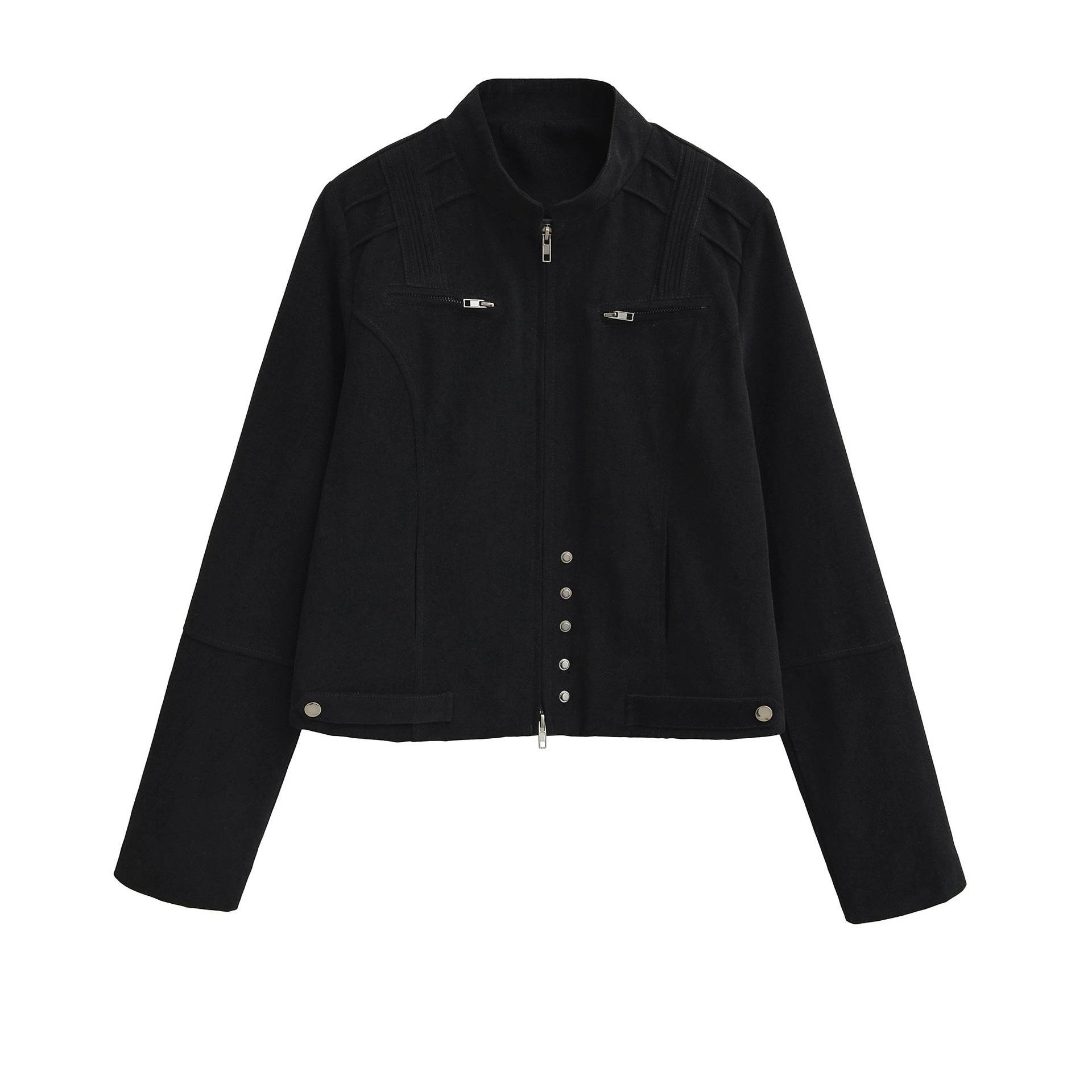 Zipper jacket for women | MuddyStock Originals Black MuddyStock