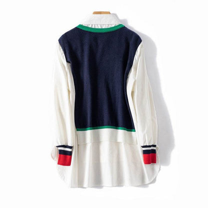Casual Fake Two Piece Design Women's Shirt | MuddyStock Originals MuddyStock