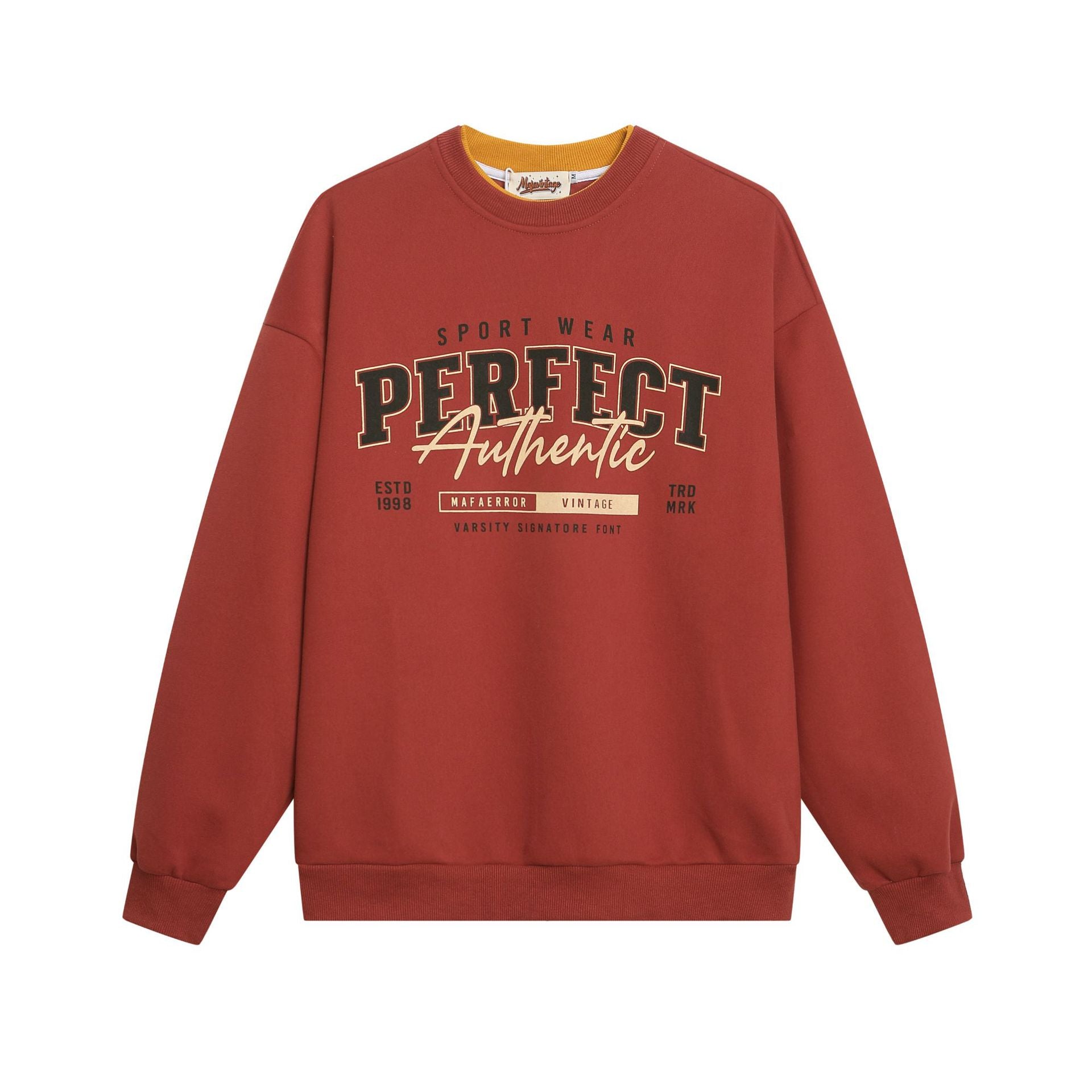 Round neck sweatshirt loose fit for men and women | MuddyStock Originals MuddyStock