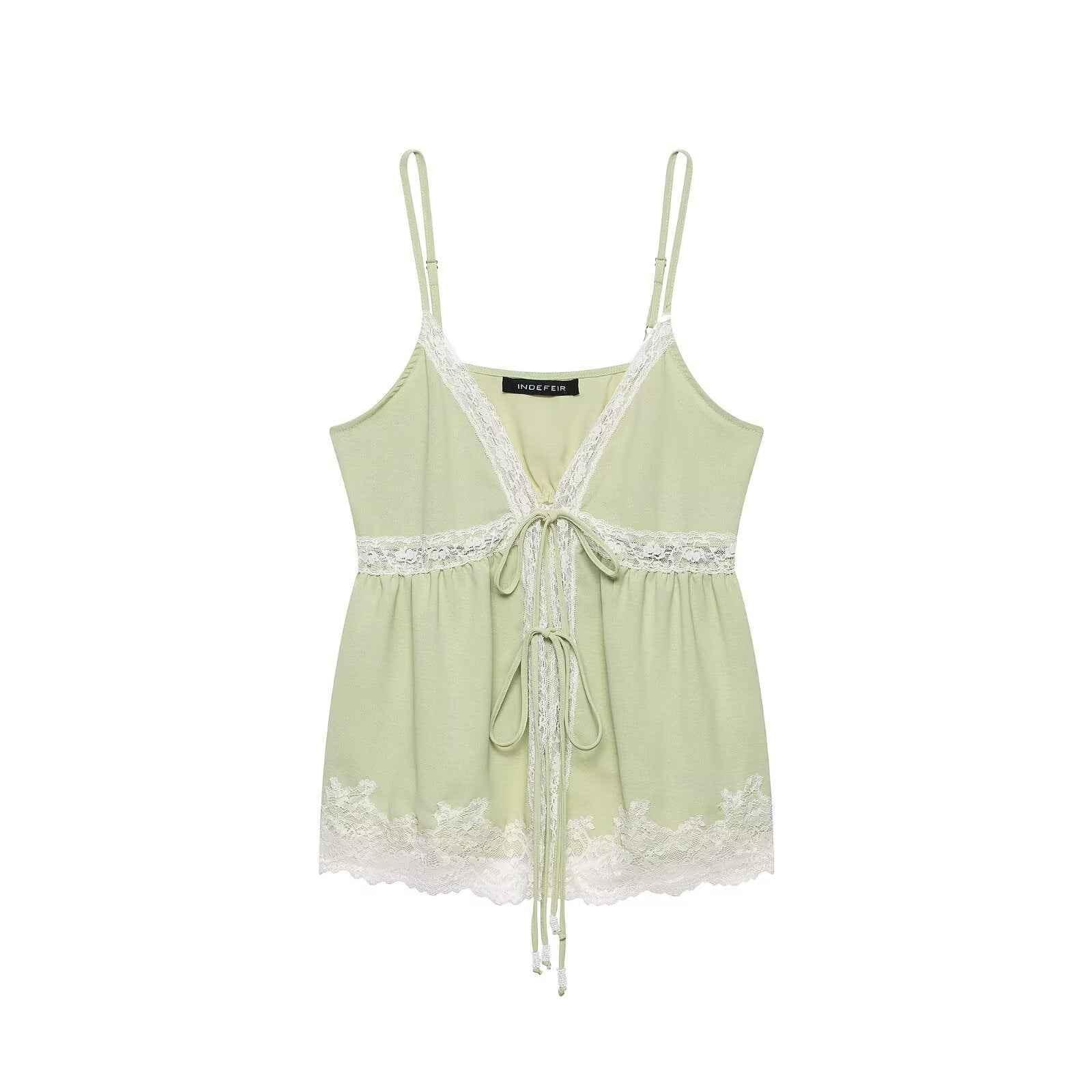 Lace lingerie style camisole top for women | MuddyStock Originals