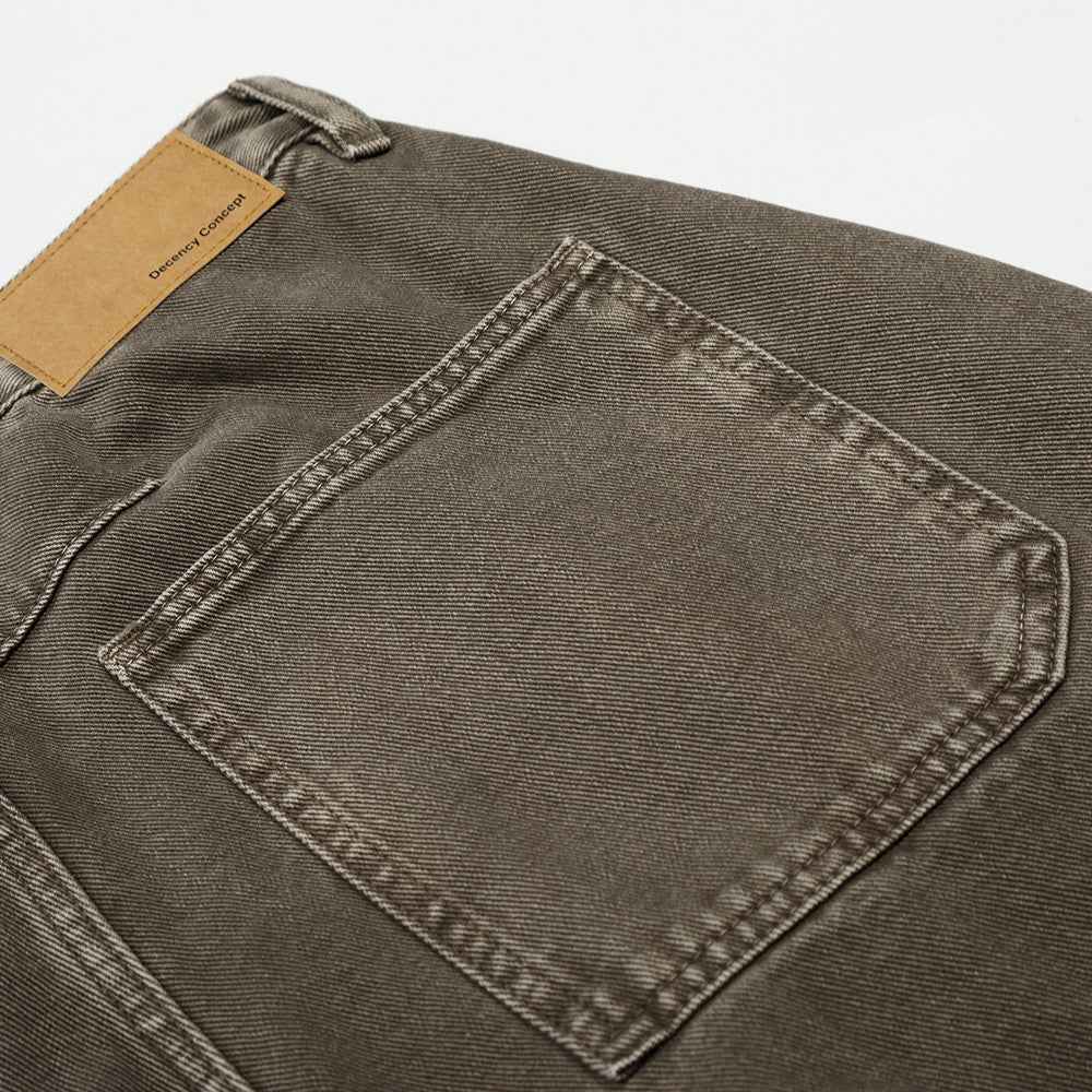 Loose wide leg washed distressed jeans for men | MuddyStock Originals