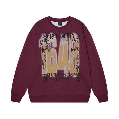 Graffiti Crewneck Sweatshirt for Women | MuddyStock Originals