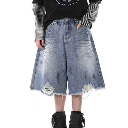 Wash Denim Capri Pants for Men and Women | MuddyStock Originals