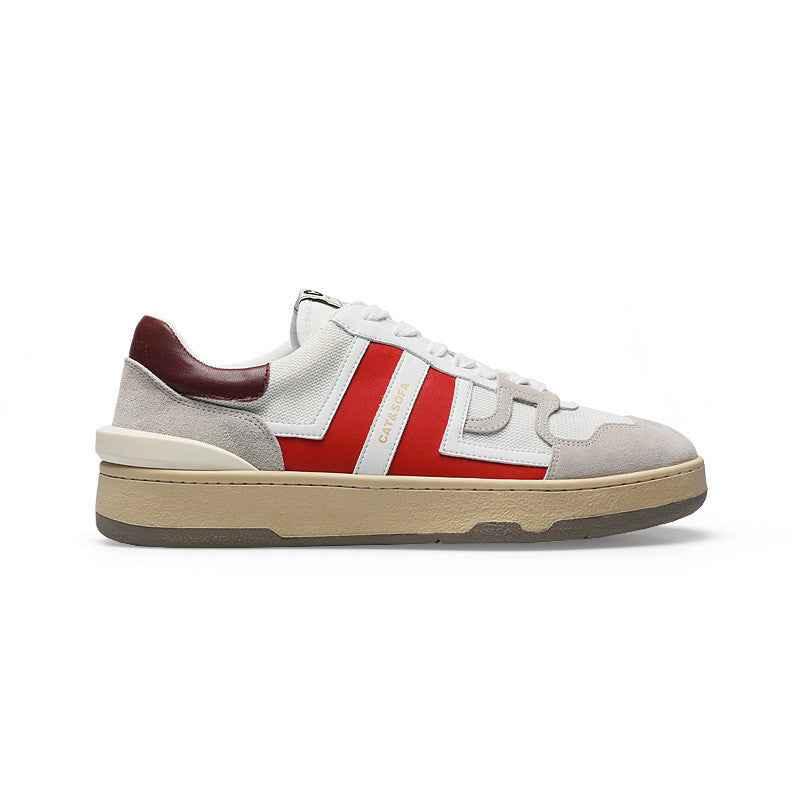 Men's Retro Casual Shoes White red null