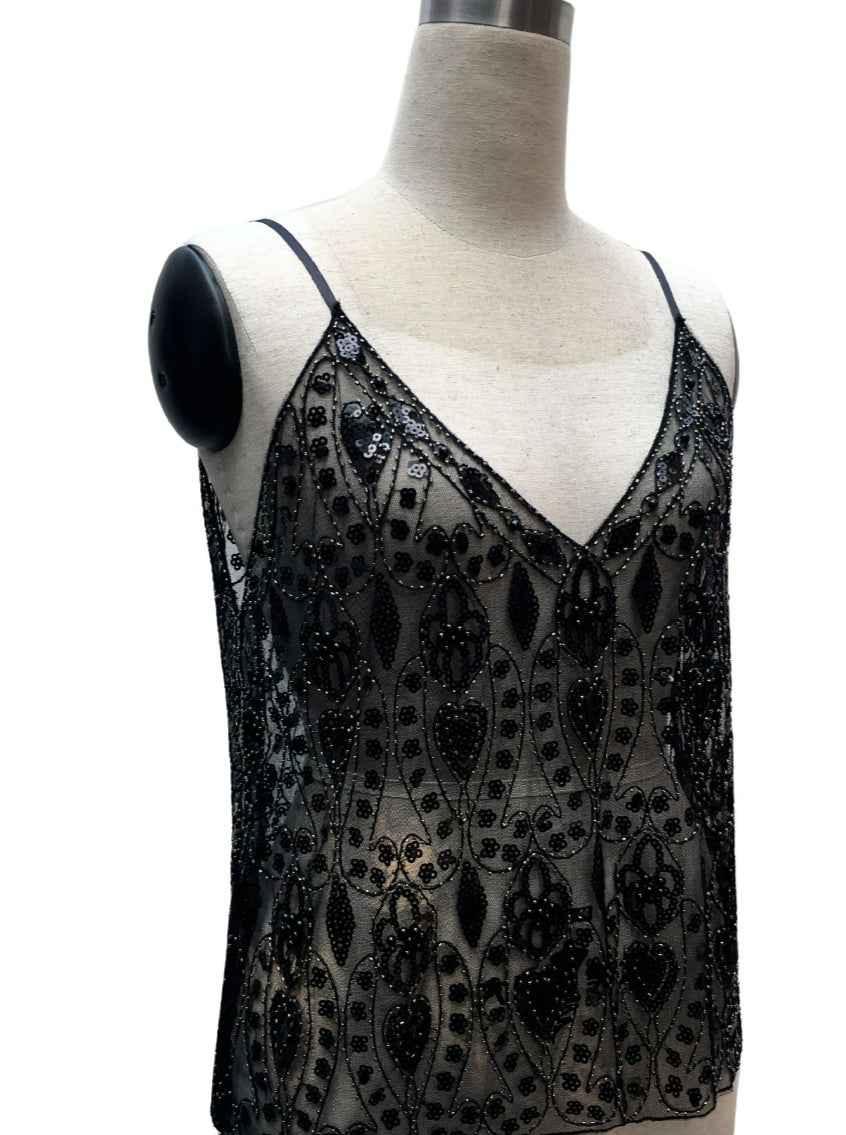 Heavy Embroidery Sequins Vest Shiny Small Sling For Women Other Sizes And Colors Free Size MuddyStock