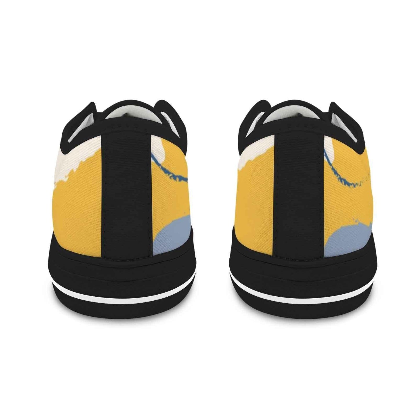 Seattle Low Top Men's Shoes With Abstract Design