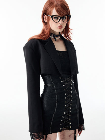 Slim Fitting Strapping Heavy Duty Short Skirt For Women All Products