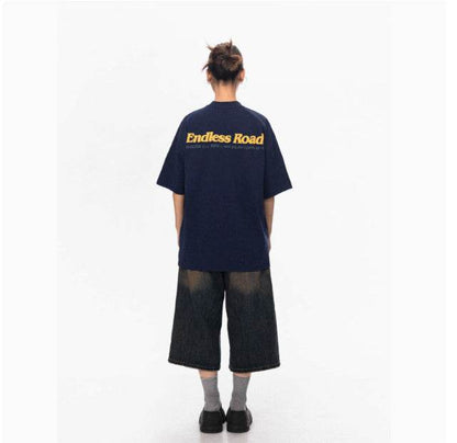 Women's Printed Cotton Short-sleeved T-shirt MuddyStock
