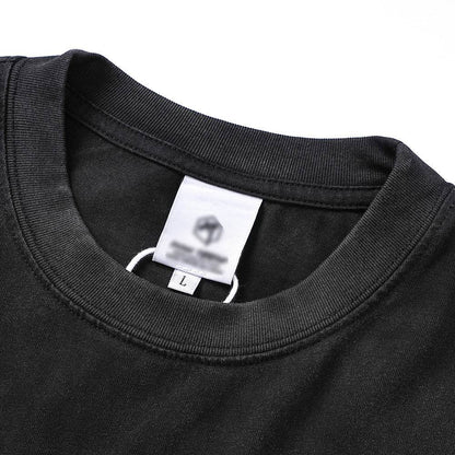 Tie-dyed Old Short-sleeved T-shirt For Men MuddyStock