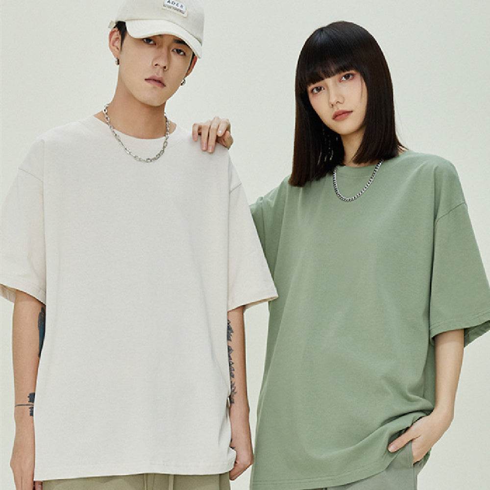 T-shirt Men's Loose Solid Color Bottoming Shirt MuddyStock