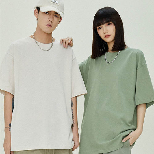 T-shirt Men's Loose Solid Color Bottoming Shirt MuddyStock