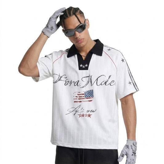 High-street Designer-style Short-sleeve T-shirt For Men
