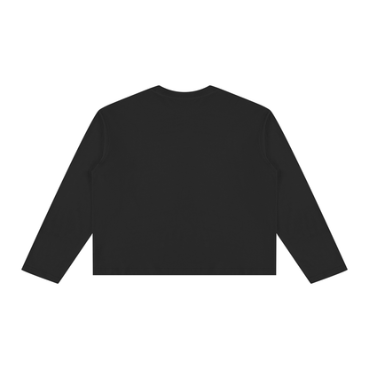 Vintage Wash Long Sleeve Boxy T-Shirt For Men | MuddyStock Originals