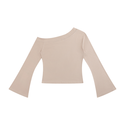 Women's Off-Shoulder Bell Sleeve T-Shirt | MuddyStock Originals