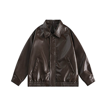 Retro Casual Fashion Drop Shoulder Lapel Jacket For Women MuddyStock
