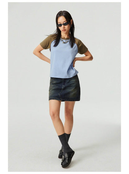 Heavy Round Neck Cultural T-shirt Advertising Shirt MuddyStock