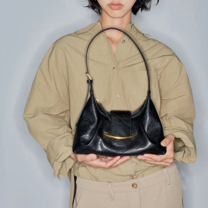 Tote Bag For Women Deep Black Color 26x11x20.5