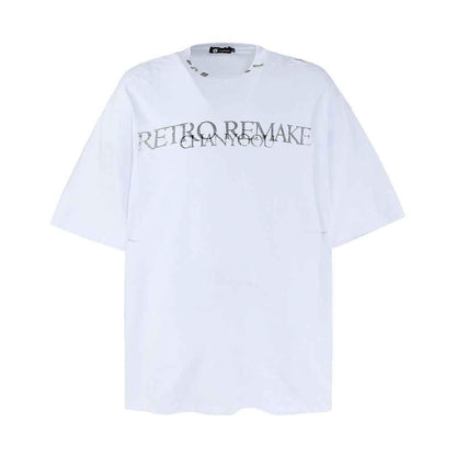 Punk Old Dirty Short-sleeved T-shirt For Men White null