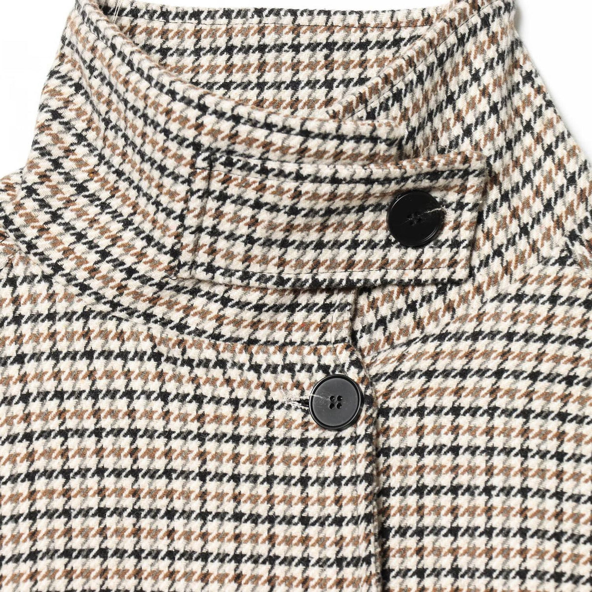 Fashionable And Versatile Houndstooth Short Jacket All Products