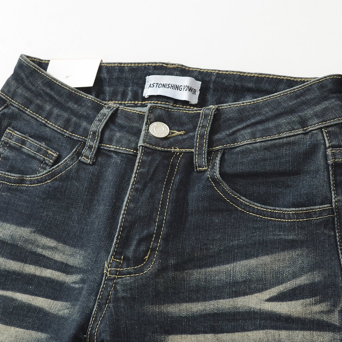 Denim Shorts for Women High Waist Sexy Cuffed Straight Leg A-Line Hot Pants