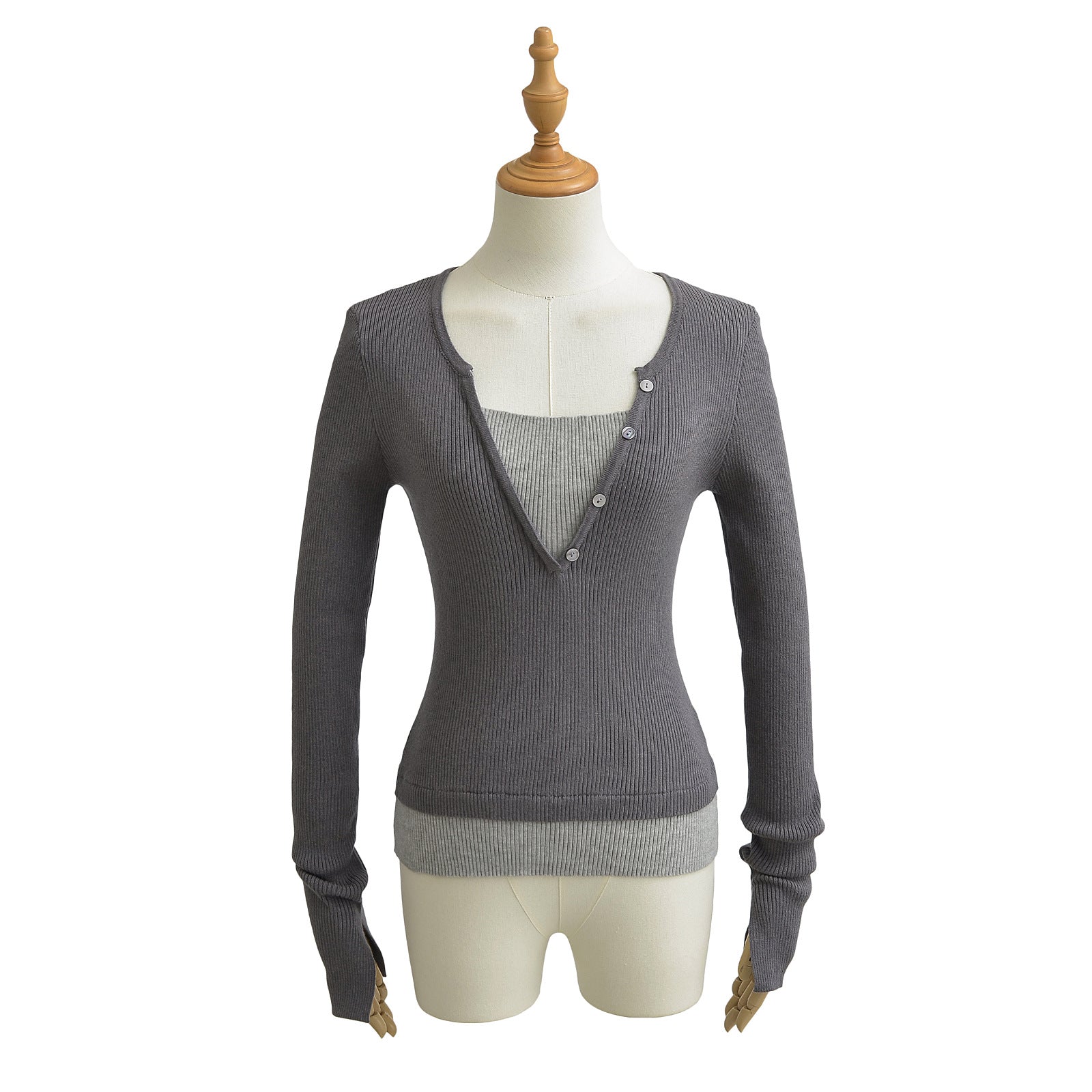 V-neck long sleeved T-shirt For Women | MuddyStock Originals eprolo