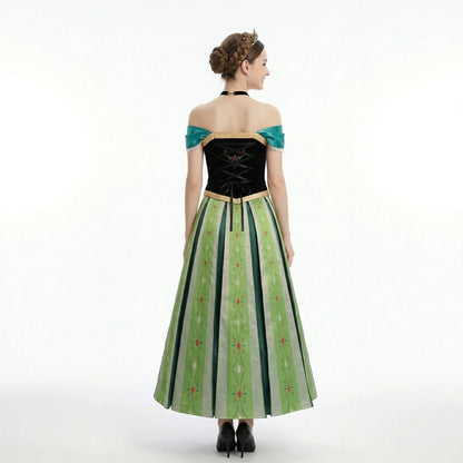 Frozen Anna Princess Anime Cosplay Costume For Halloween