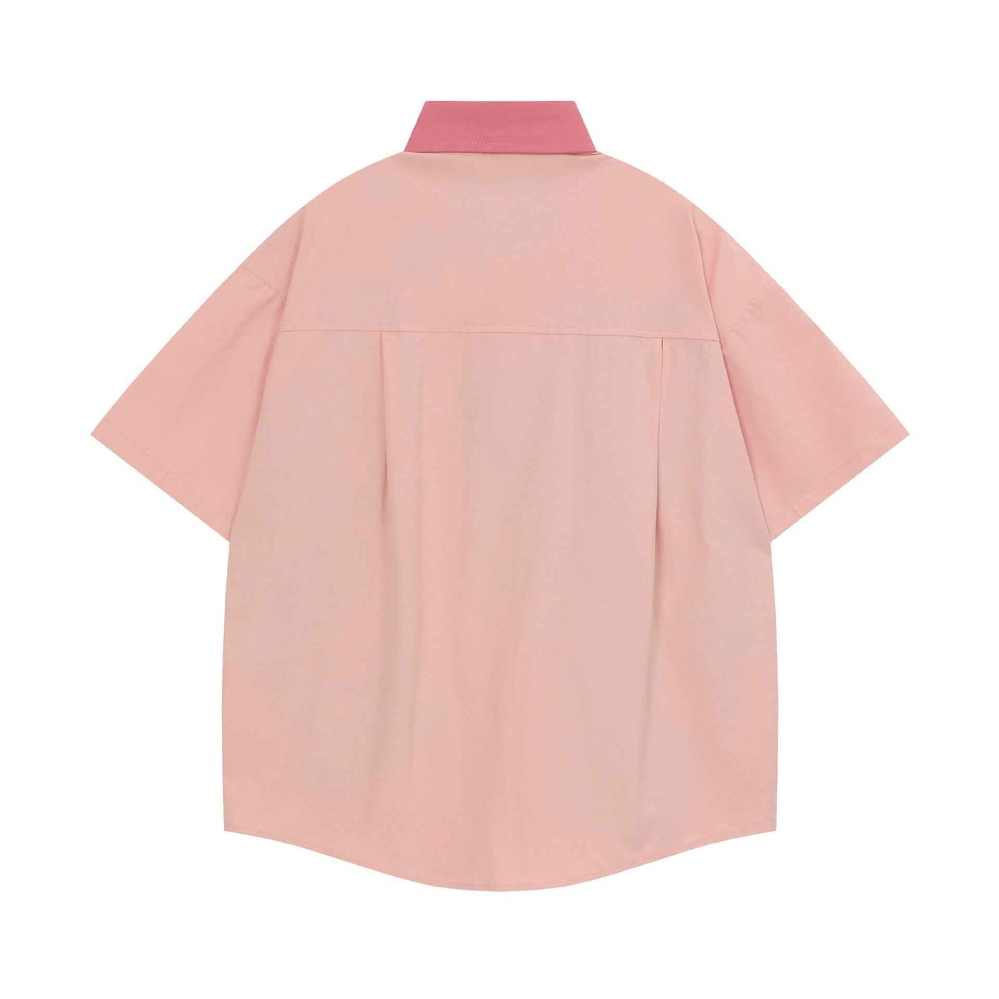 Soft and cute Kitty embroidered short sleeved shirt