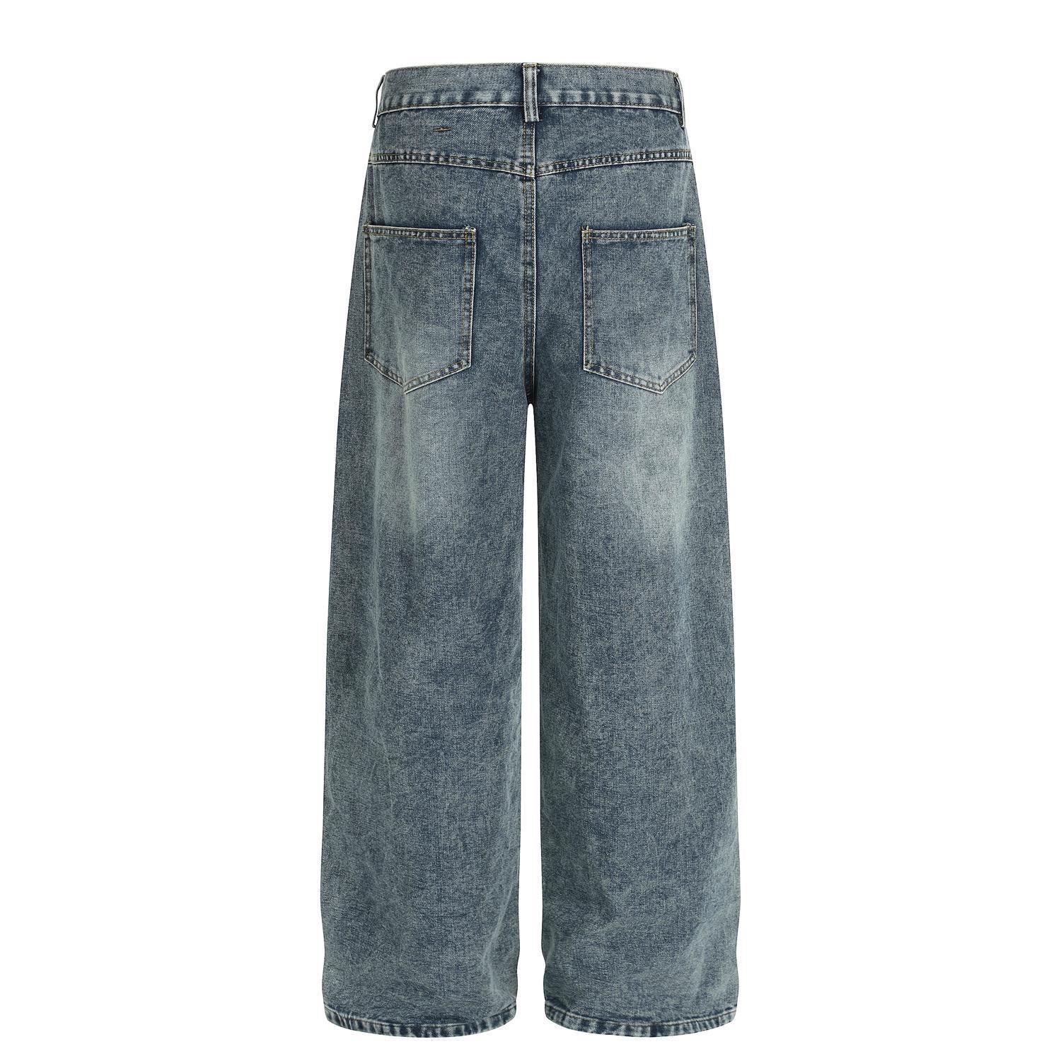 Kitty cat embroidered vintage jeans for women