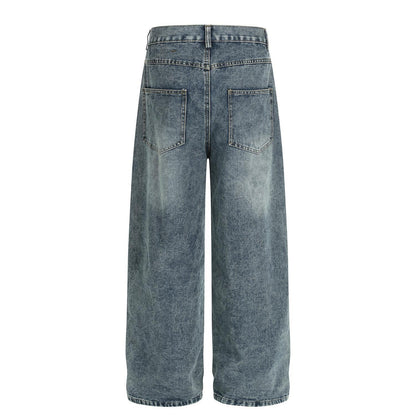 Kitty cat embroidered vintage jeans for women