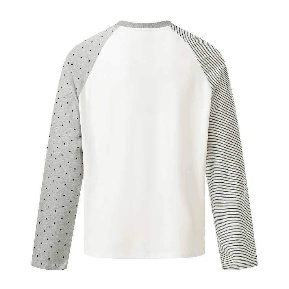 Polka striped long sleeved t-shirt for women | MuddyStock Originals