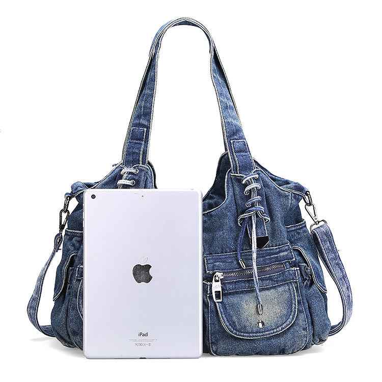 Denim Shoulder Bag For Women