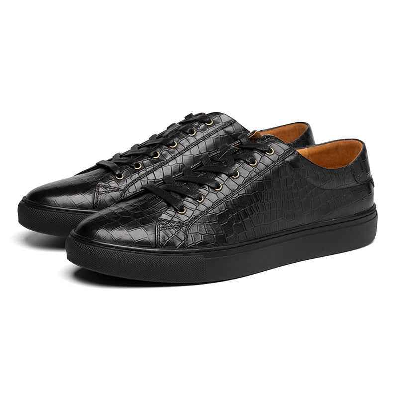Men's Toe Layer Pattern Sneakers null