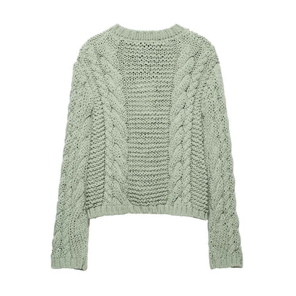 Flower breasted knitted seater top for women | MuddyStock Originals